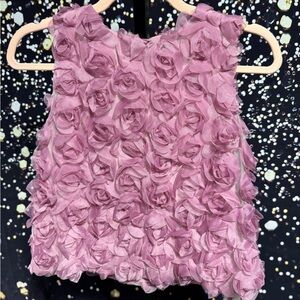 Commense Rosette Sleeveless Top XS NWT